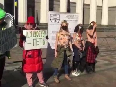 Тарифная политика Владимира Зеленского вывела на улицы феминисток