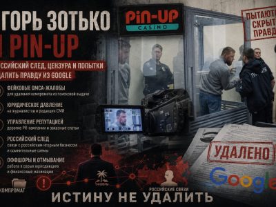 Игорь Зотько и Pin-Up: компромат, российский след и попытки удалить информацию из Google