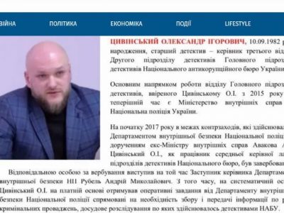 Грязное БЭБ: креатура Андрея Рубеля, Александр Цивинский, «чистит» инфопространство от негатива