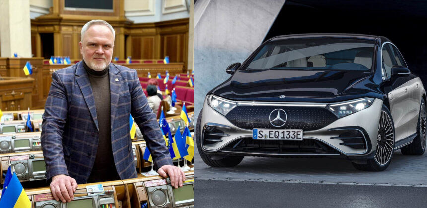 Олександр Ковальчук задекларував Mercedes EQS 450+: нардеп від «Слуги народу» придбав електрокар за 1,7 млн грн