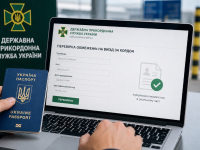 Государственная пограничная служба Украины открыла онлайн-доступ: теперь ограничения на выезд за границу можно проверить за минуту